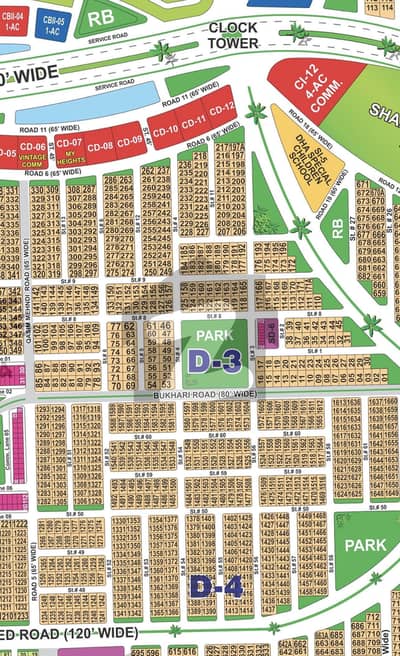 SECTOR- D CORNER PAIR AVAILABLE TOTAL 40 MARLA PLOT