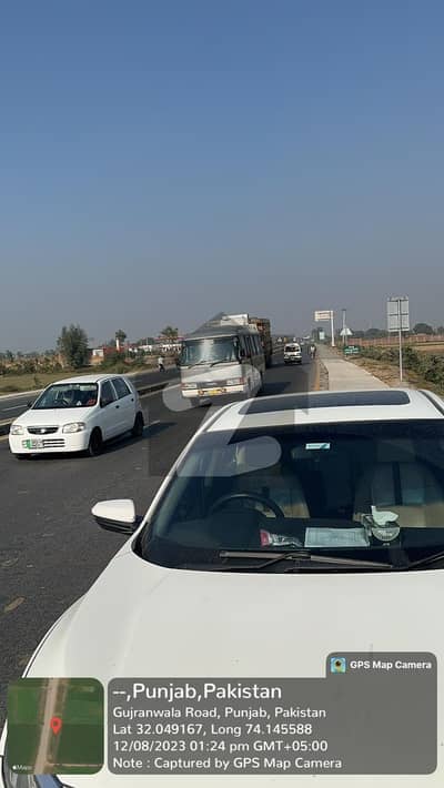 Prime 10 Kanal Commercial Land for Sale Gujranwala Sheikhupura Road near city housing gate