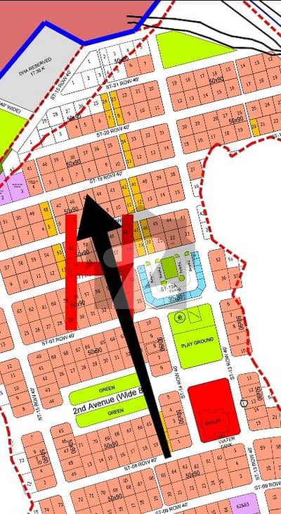 ڈی ایچ اے فیز 5 - سیکٹر ایچ ڈی ایچ اے ڈیفینس فیز 5,ڈی ایچ اے ڈیفینس,اسلام آباد میں 1 کنال رہائشی پلاٹ 2.95 کروڑ میں برائے فروخت۔