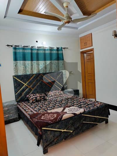 25x40 Fully Furnished Ground Portion Available For Rent with 2 Bedrooms in G13 Islamabad