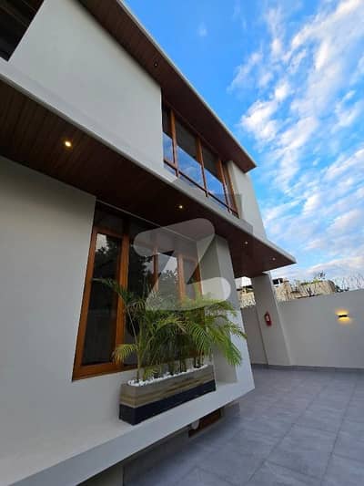 500 yards Top Quality Brand New Bungalow Semi Furnished with Pool Basement Available for Sale