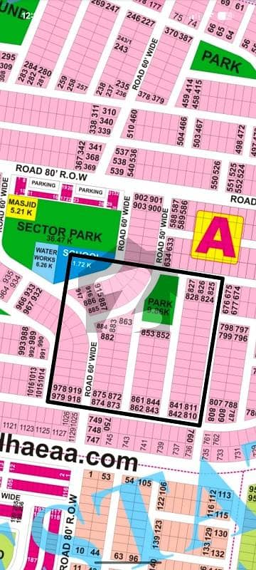 1 Kanal Corner And Facing Park Plot in Dha