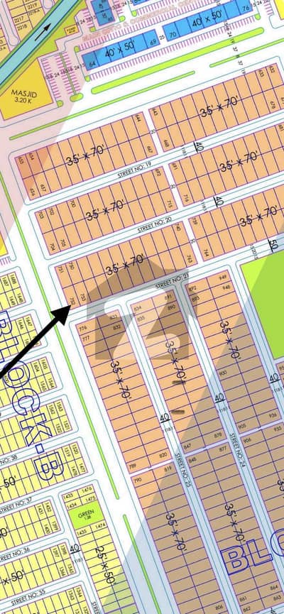 Main road corner plot for sale