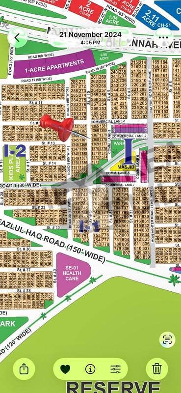 DHA Multan sector i 1 kanal residential plot near to park, Masjid and commercial. Direct access to 80ft road & very close to sector park, Masjid and commercial.