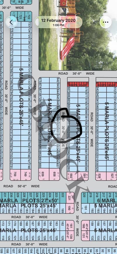 الرحمان گارڈن فیز 2 الرحمان گارڈن,لاہور میں 5 مرلہ رہائشی پلاٹ 83.75 لاکھ میں برائے فروخت۔