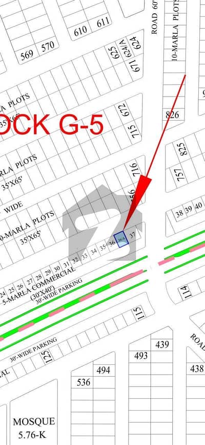 بحریہ آرچرڈ فیز 4 بحریہ آرچرڈ,لاہور میں 5 مرلہ کمرشل پلاٹ 1.45 کروڑ میں برائے فروخت۔