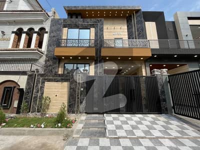 5 Marla double story house fr sale brand new home ideal and hot loction carpet road water electricity available 3D ultra model design Spanish look furnished home with wood work gated society 24 hour security guard near GT Road