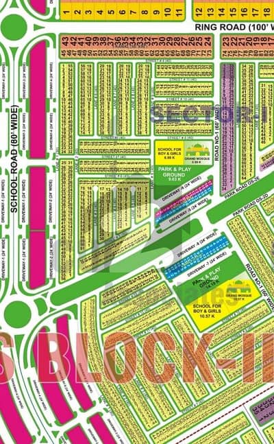 لاہور اسمارٹ سٹی جی ٹی روڈ,لاہور میں 5 مرلہ رہائشی پلاٹ 17.75 لاکھ میں برائے فروخت۔