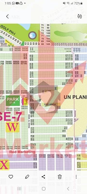 ڈی ایچ اے فیز 7 - بلاک ڈبلیو فیز 7,ڈیفنس (ڈی ایچ اے),لاہور میں 1 کنال رہائشی پلاٹ 4.25 کروڑ میں برائے فروخت۔