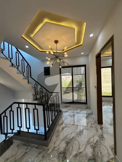 Brand New 5 Marla Modern House, Palm Villas Canal Road, Opposite Sozo Water Park, Registry Intiqal.
