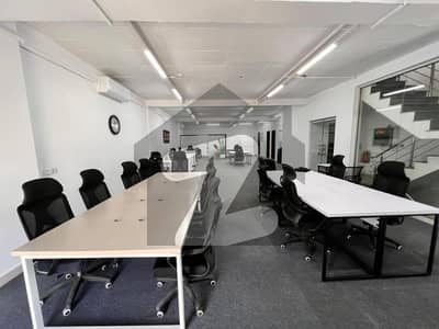 8 Marla Commercial Full Furnished 4th Floor Available For Rent DHA Phase6 CCA1 With 15 Kv Solar Facing Parking Facing Johnny Jugnu