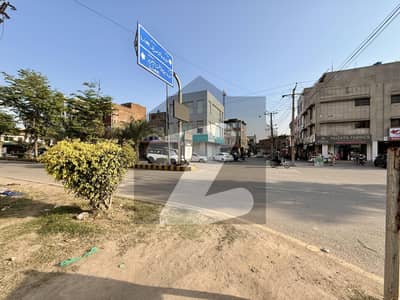8 MARLA MAIN ROAD COMMERCIAL CORNER PLOT FOR SALE CANAL GARDEN LAHORE