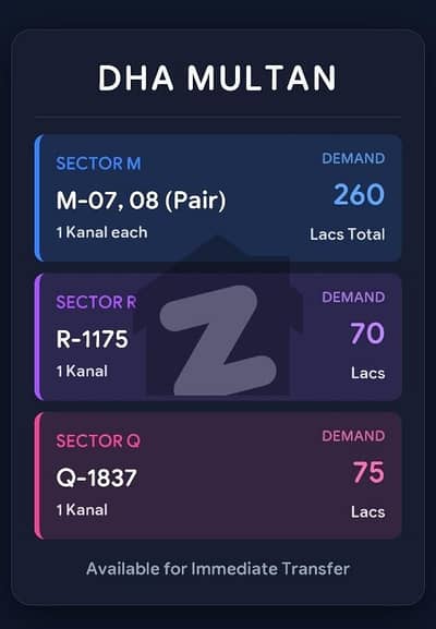 ڈی ایچ اے فیز 1 ۔ سیکٹر ایم ڈی ایچ اے فیز 1,ڈی ایچ اے ڈیفینس,ملتان میں 1 کنال رہائشی پلاٹ 1.3 کروڑ میں برائے فروخت۔ ڈی ایچ اے فیز 1 ۔ سیکٹر ایم ڈی ایچ اے فیز 1,ڈی ایچ اے ڈیفینس,ملتان میں 1 کنال رہائشی پلاٹ 1.3 کروڑ میں برائے فروخت۔