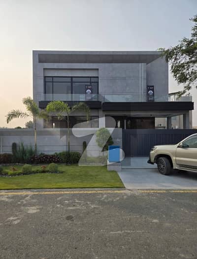 100 Percent Original Add Near Crrefour And Masjid One Kanal Brand New Modern Ultra Luxury Supreme Location House In DHA Lahore Very Reasonable Deal