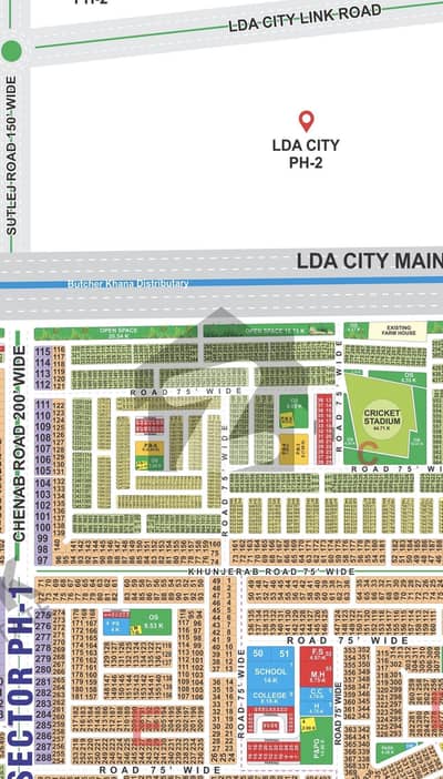 ایل ڈی اے سٹی ایل ڈی اے روڈ,لاہور میں 10 مرلہ رہائشی پلاٹ 97.0 لاکھ میں برائے فروخت۔