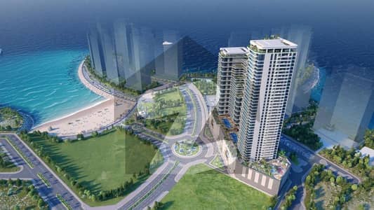 Ultra-Luxury 1-Bed Sea Facing Apartment For Sale In Gold Crest Bay Sands 2 HMR Waterfront, Karachi