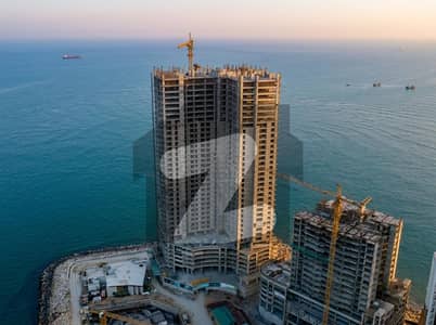 Exclusive 1-Bed Sea Facing Apartment in Gold Crest Bay Sands 2 HMR Waterfront, Karachi