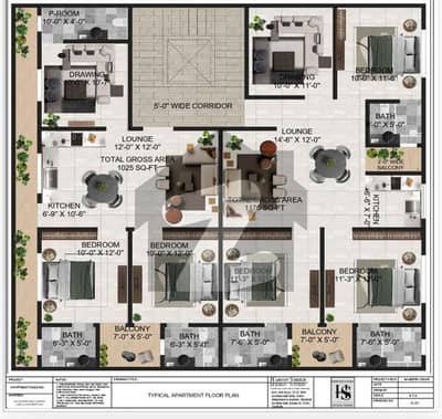 Get In Touch Now To Buy A Prime Location 950 Square Feet Flat In Tauheed Commercial Area