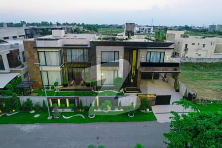 2 KANAL ULTRA MODERN HOUSE FULL BASEMENT FULL FURNISHED WITH POOL CENIMA GYM NEAR PACKAGES MALL
