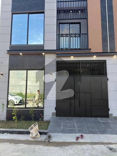 5 Marla Double Storey House For Sale Brand New Home Ideal And Hot Loction Carpet Road Water Electricity Available 3D Ultra Model Design Spanish Look Furnished Home With Wood Work Gated Society 24 Hour Security Guard Near Sozo Water Park Near Canal Road Registry Intqal Bank Finance Available
