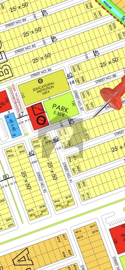 5 Marla block a park street 2nd to park