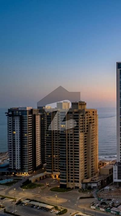 1 Bedroom Grand Sea Facing Apartment For Sale In Emaar Pearl Towers DHA Phase 8 Karachi