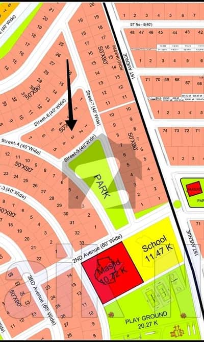 ڈی ایچ اے ڈیفینس فیز 4 ڈی ایچ اے ڈیفینس,اسلام آباد میں 1 کنال رہائشی پلاٹ 2.76 کروڑ میں برائے فروخت۔