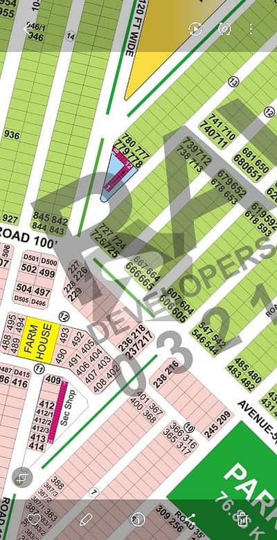 2KANAL PLOT 100FT ROAD HOT LOCATION PLOT FOR SALE