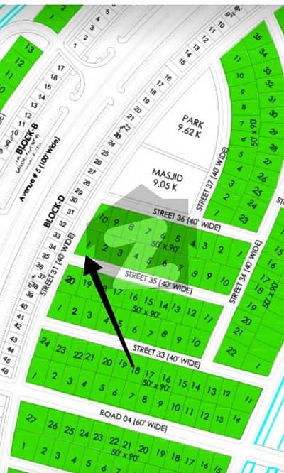 ڈی ایچ اے ڈیفینس فیز 6 ڈی ایچ اے ڈیفینس,اسلام آباد میں 1 کنال رہائشی پلاٹ 1.35 کروڑ میں برائے فروخت۔