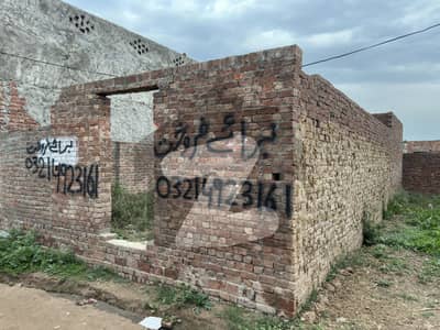 20x45 Size 4 Marla Plot Walls Ready Lanter Dalny Wala Registry Inteqal Own Name Property,