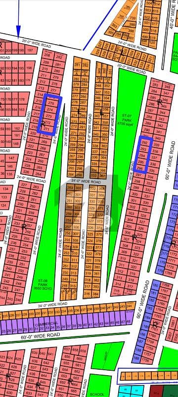 120 Sq Yard Park Facing Plot for Sale Old Block, Ideal Location for House Construction