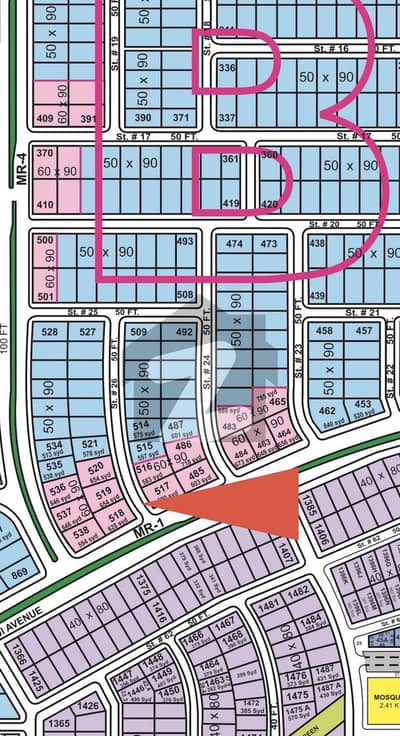 ایم پی سی ایچ ایس - بلاک بی ایم پی سی ایچ ایس ۔ ملٹی گارڈنز,بی ۔ 17,اسلام آباد میں 1 کنال رہائشی پلاٹ 4.25 کروڑ میں برائے فروخت۔