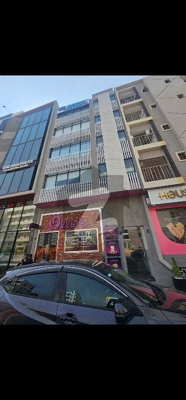 1st floor office for sale in dha phase 8 with rental income of 125,000 per month