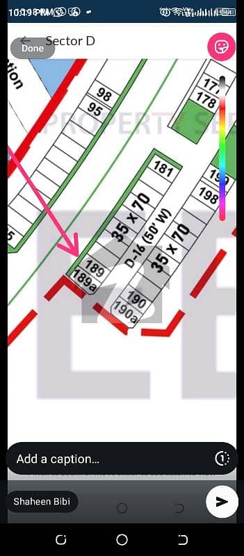 Blvd front back open 10m plot for sale