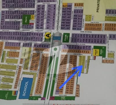 5 maral plot available for Sale in block A Royal palm city Gujranwala