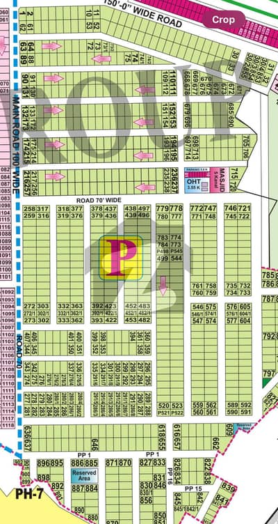 Lowest Rate Possession Plot for sale DHA Phase 7 P Block
