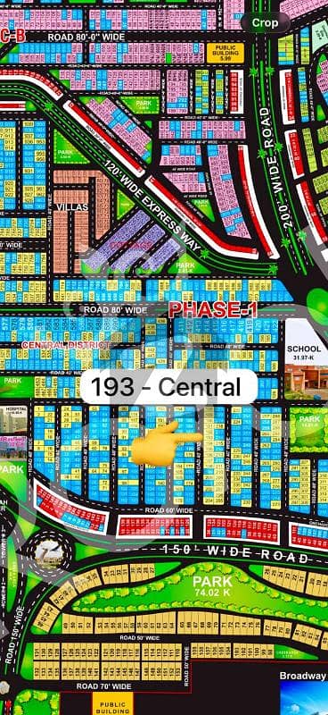 Ideal Location 10 Marla Plot Available For Sale In Central Block Bahria Orchard Lahore Best Opportunity