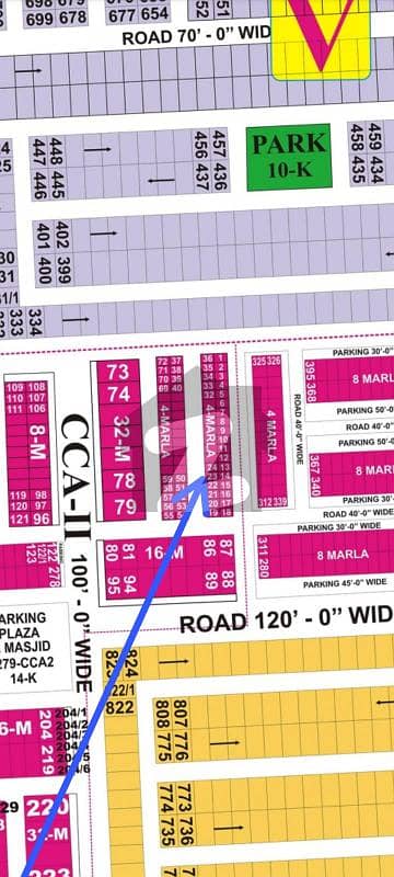 ڈی ایچ اے فیز 8 - بلاک ڈبلیو فیز 8,ڈیفنس (ڈی ایچ اے),لاہور میں 4 مرلہ کمرشل پلاٹ 5.8 کروڑ میں برائے فروخت۔