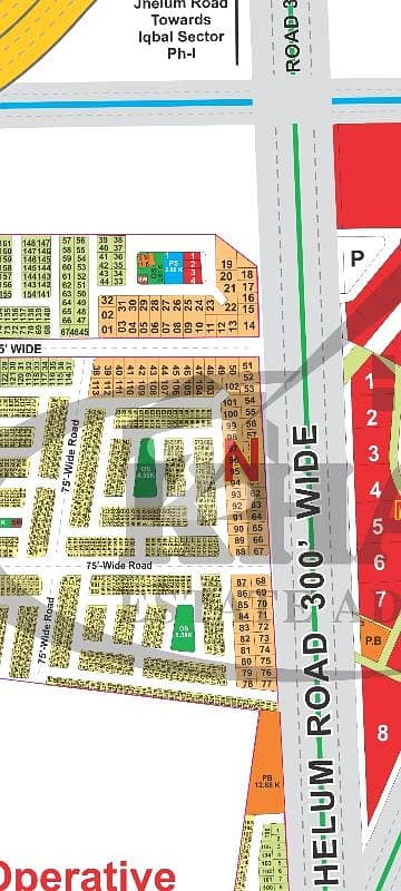 Lda City Lahore M Block 1-Kanal Plot Available For Sale 75 Feet Road