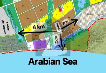 موضع دربیلہ جنوبی گوادر میں 8 کنال صنعتی زمین 15.0 لاکھ میں برائے فروخت۔