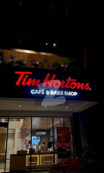 3.25 marla very prime location beside international brand tim Hortons, very very beneficial for rental income and capital growth