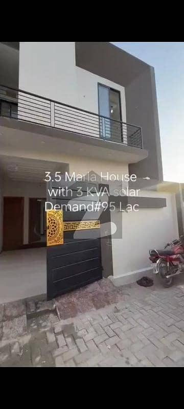 3.5 Marla House with 3KW Solar System for Sale Near Nighana Chowk, M. A. Jinnah Roa