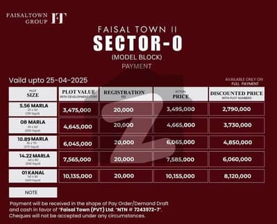 فیصل ٹاؤن فیز 2 فیصل ٹاؤن - ایف ۔ 18,اسلام آباد میں 1 کنال رہائشی پلاٹ 81.2 لاکھ میں برائے فروخت۔