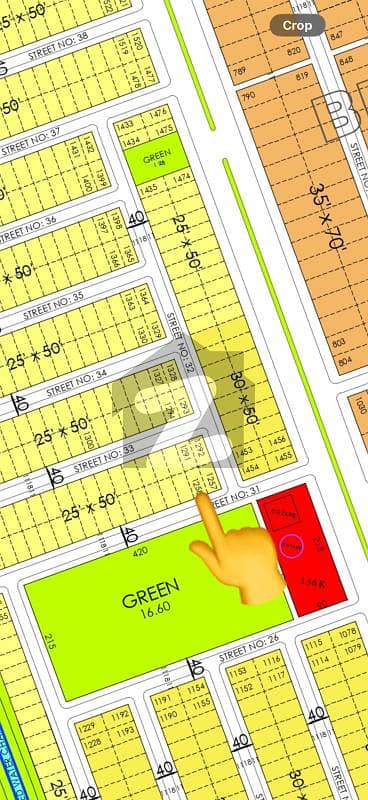5 MARLA GREEN FACING PLOT AVALIABLE FOR SALE IN FAISAL HILLS BLOCK B
