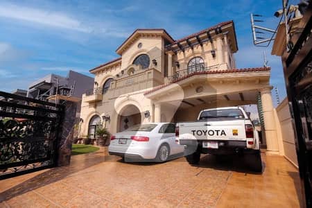 One Kanal Modern Mansion Semi Furnished House For Sale DHA Phase 7 Near to Raya