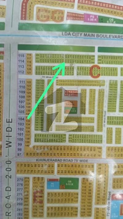 10 Marla Plot for Sale in C Block, LDA City Lahore Reasonable Price