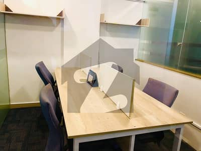 Office for Rent fully Furnished three side corner