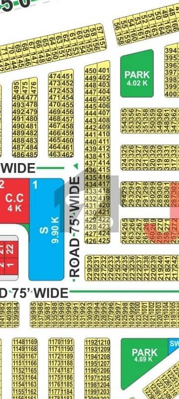 LDA city Lahore j block 5 Marla corner +75 ft road