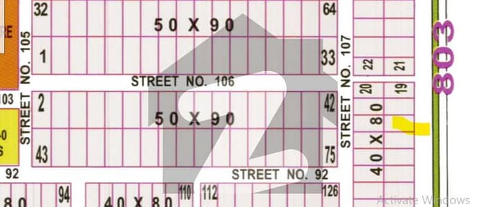 G-14/3 Main Double Road 803 Plot Size 40x80 front Open Ideal location for sale