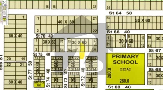G-13/2 Street 75, Plot 20 Ready To Construction Sun face Size 30x60 For Sale